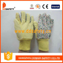 Garden Gloves with Flower Cotton Back Dgs403